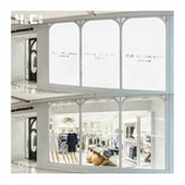 Buet flytende krystall personvernglass med 82 prosent transmittans